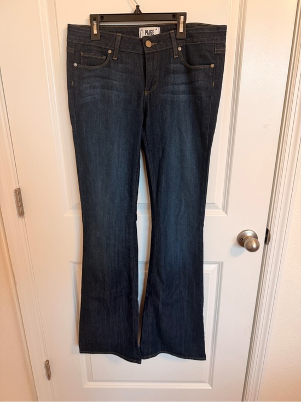 PAIGE Low Rise Bootcut Jeans Size 30